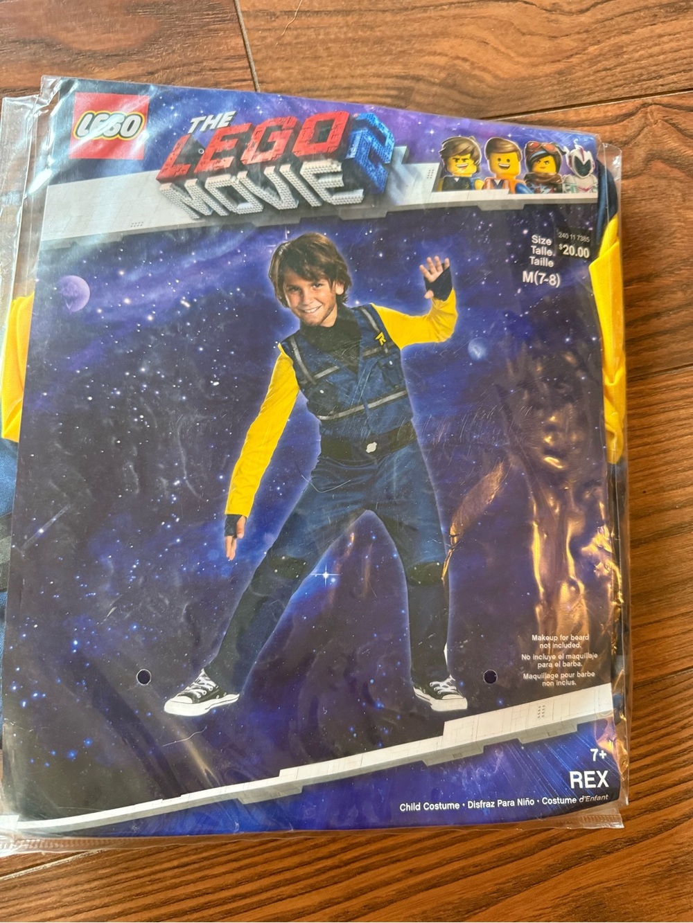 Lego Kids Rex Costume in Yellow and Blue